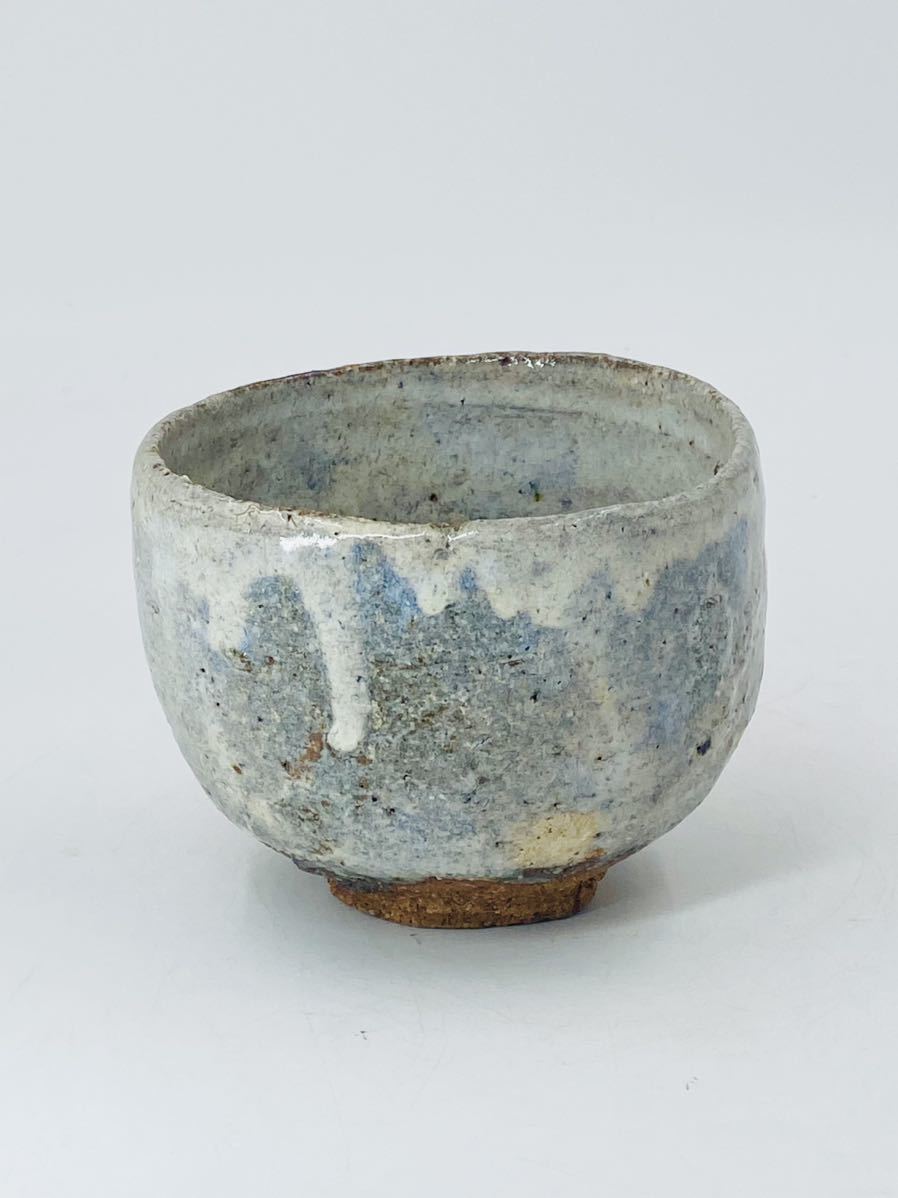 廣永窯　しぶ紙手小鉢　五客　坪島土平　川喜田半泥子 坪島土平】茶碗 桐共箱 側部在銘 茶道具 (師：川喜田半