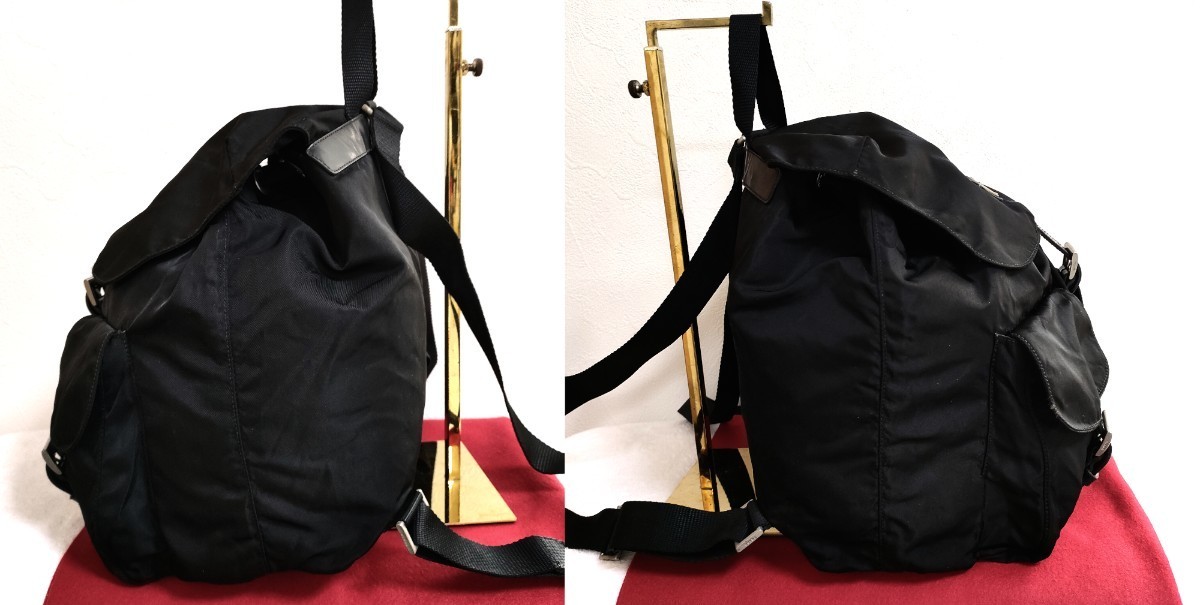 プラダ バックパック PRADA リュック ナイロン リュックサック レザー 