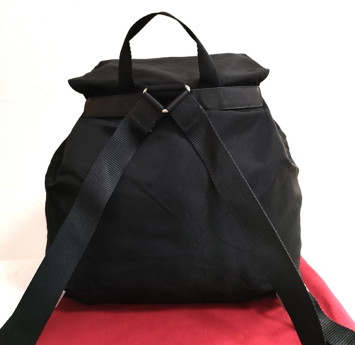 プラダ バックパック PRADA リュック ナイロン リュックサック レザー 