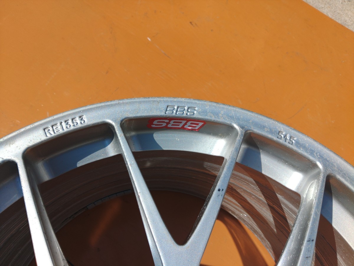 オブジェに！ BBS センターロックホイール RE1353 レースホイール 1本 