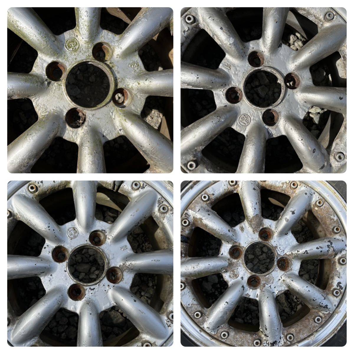 SPEED STAR R-S Eight 14イン6-JJ+40 PCD100 4穴　4本セットタイヤ付