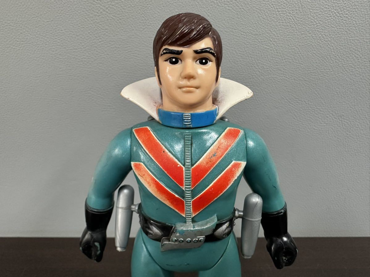 秘密戦隊ゴレンジャー アオレンジャー ソフビ 当時物 旧バンダイ製