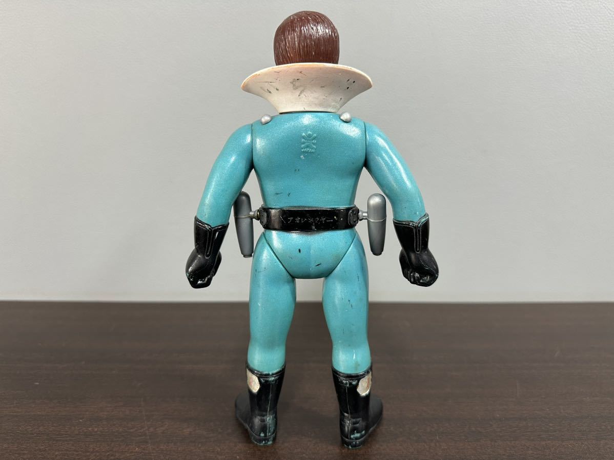 秘密戦隊ゴレンジャー アオレンジャー ソフビ 当時物 旧バンダイ製