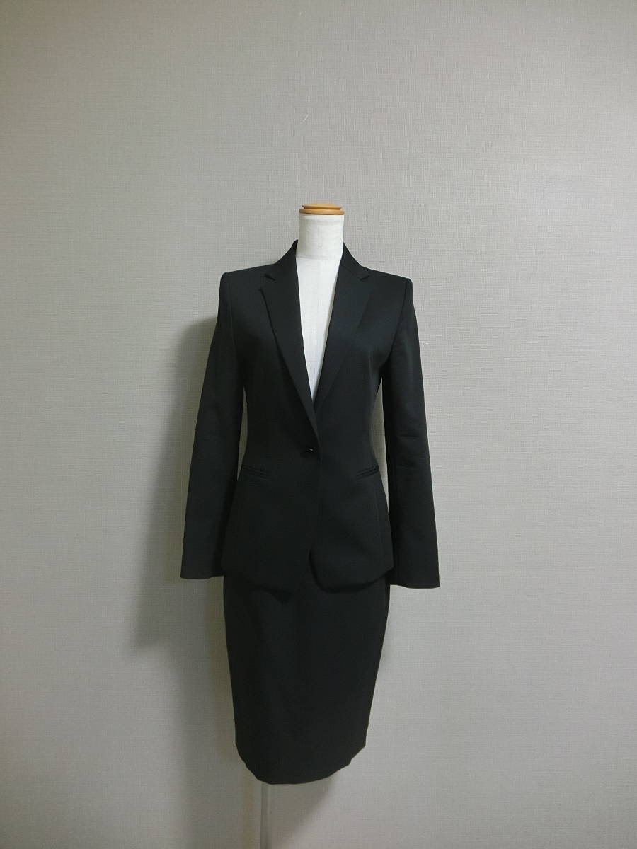 美品 UNTITLED アンタイトル フォーマル 1釦 ストレッチ スカート