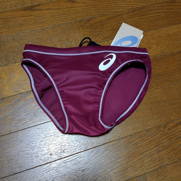 asics】アシックス SPURTeX PRO エンジ/サイズXL 競パン 競泳水着