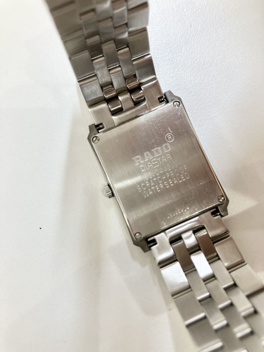 稼動確認済 RADO ラドー ダイヤスター クォーツ レディース腕時計 