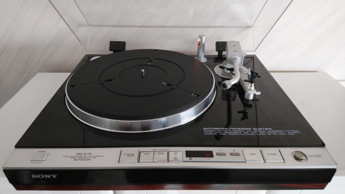 SONY/ソニー ターンテーブル レコードプレーヤー PS-X75【ジャンク品】