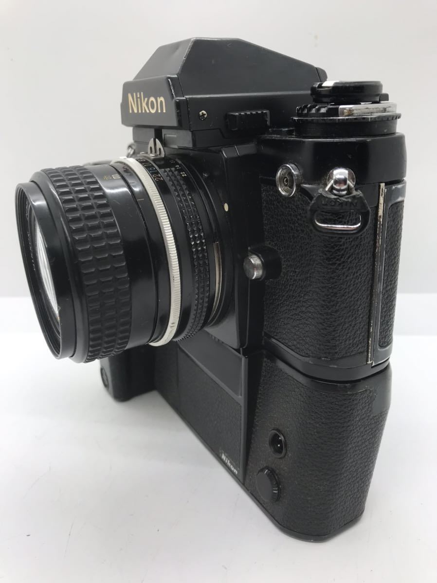 Nikon F3 モータードライブ MD-4 nikkor 55mm f2.8 Nikon F3 モーター