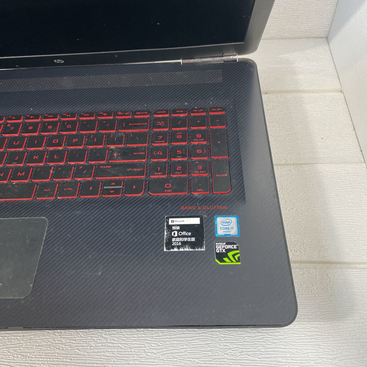 No.480 極美品　ジャンク品扱い　送料無料　HP TPN-Q174 S i7-第6世代 GeForceGTX