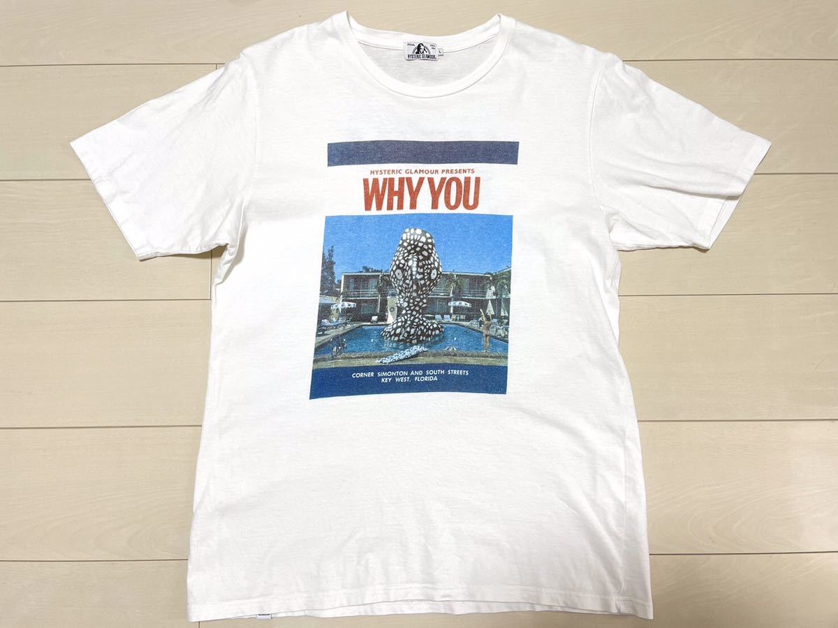 HYSTERIC GLAMOUR ヒステリックグラマー　Ｌ　YABUNO pt Tシャツ　NO.00903
