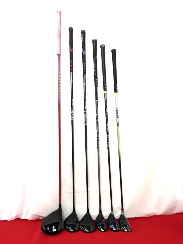 【S188】XXIO ゼクシオ プライム ドライバー 6本セット 右利き 4/5/U5/U6/U8/10.5 ゴルフクラブ 中古 b