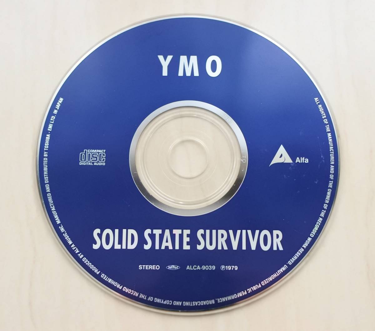 CD YMO SOLID STATE SURVIVOR ディスクのみ Yellow Magic Orchestra 