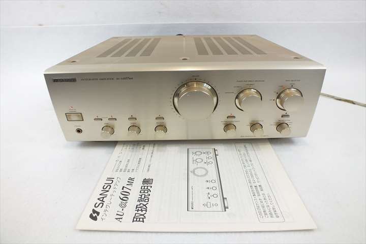 SANSUI （サンスイ）インテグレーテッドアンプ AU-α607MR 取説有り