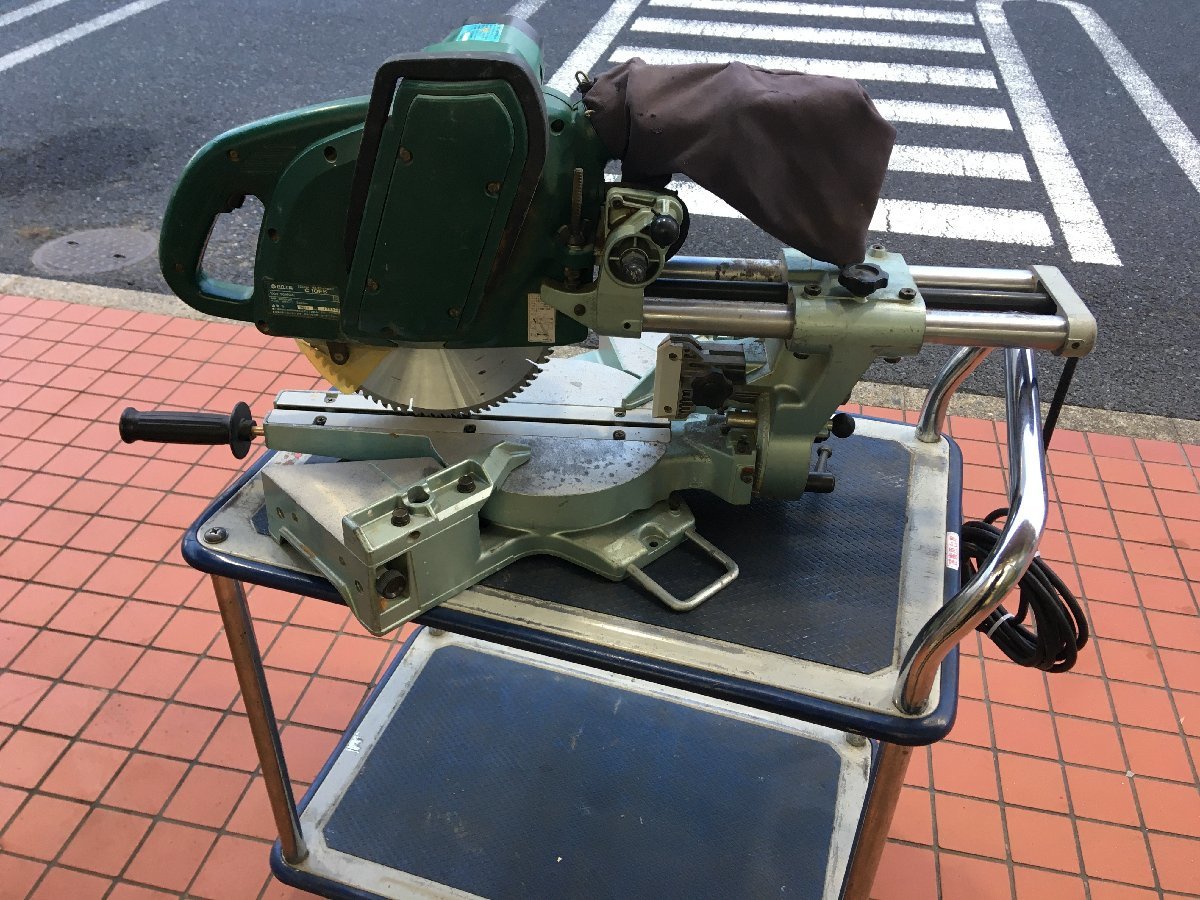中古品】☆HITACHI(日立工機) 255㎜卓上スライドマルノコ C10FS