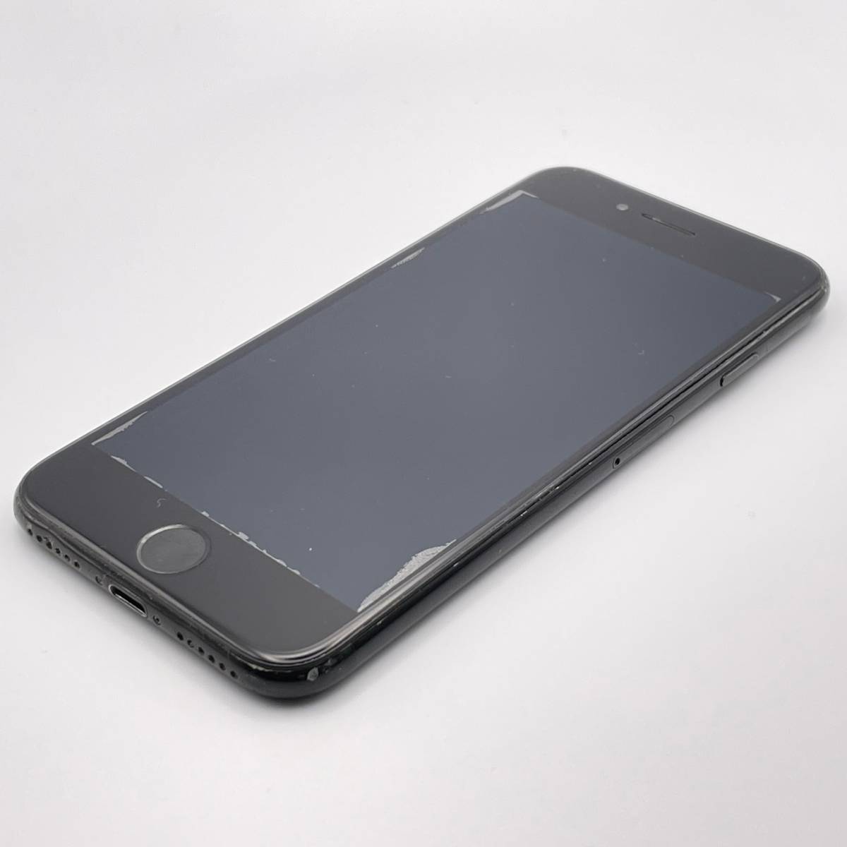 中古品 Apple アップル iPhone 7 256GB ジェットブラック SIMロック解除済み SIMフリー ジャンク品扱い 1円 から 売り切り 