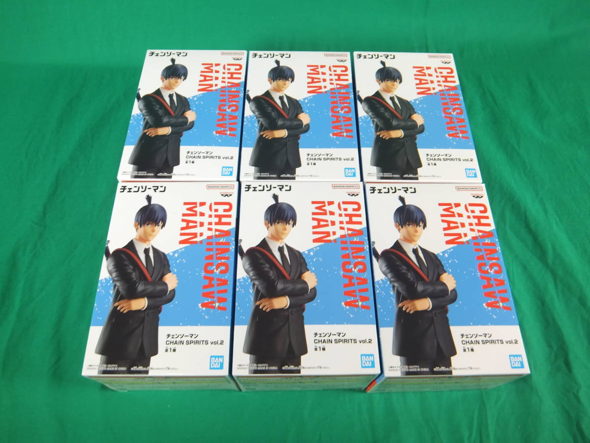 06/A091★フィギュア 6個セット★チェンソーマン CHAIN SPIRITS Vol.2 早川アキ★バンダイナムコ★プライズ★未開封品