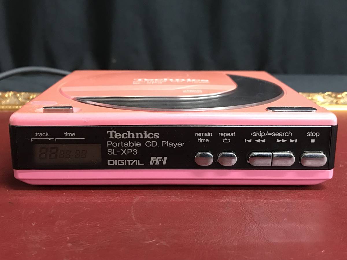 3☆通電のみ確認☆Technics☆SL-XP3☆ポータブルCDプレイヤー SL-XP3