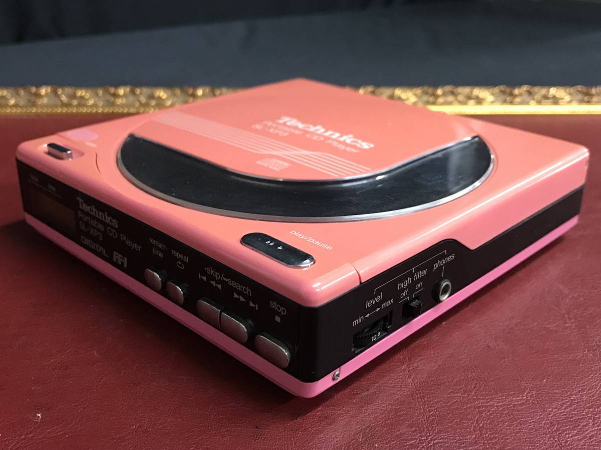 3☆通電のみ確認☆Technics☆SL-XP3☆ポータブルCDプレイヤー SL-XP3