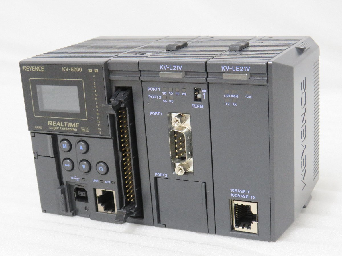 ◎60☆KEYENCE/キーエンス KV-5000/KV-L21V/KV-LE21V▽0406-020