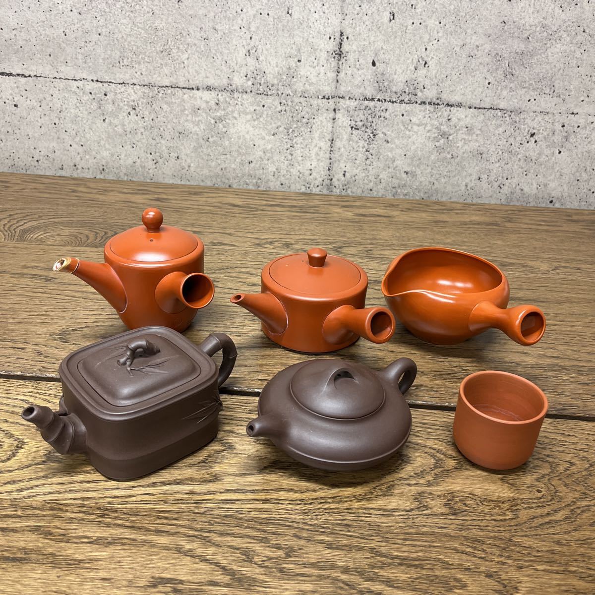 常滑焼 茶道具 常滑焼 二代間野舜園作 急須 茶道具