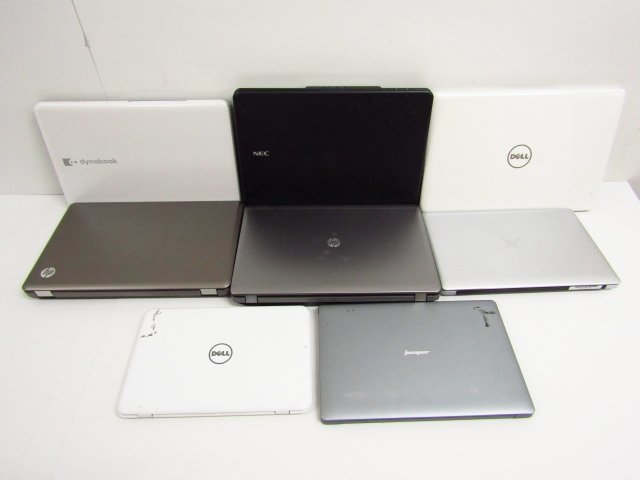 東芝・NEC・hp・デル他 ノートPC ジャンク品 8台 まとめセット 中古 ◆9906