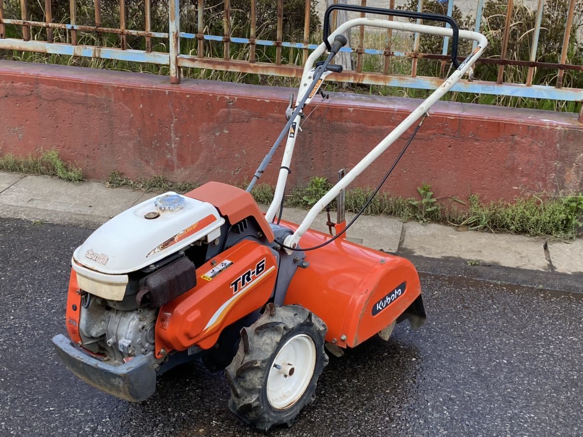 Kubota クボタ 歩行型農用トラクター 耕運機 管理機 TR-6 【動作確認