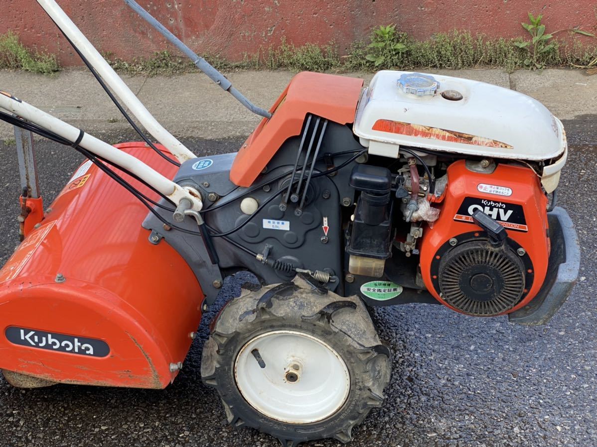 Kubota クボタ 歩行型農用トラクター 耕運機 管理機 TR-6 【動作確認