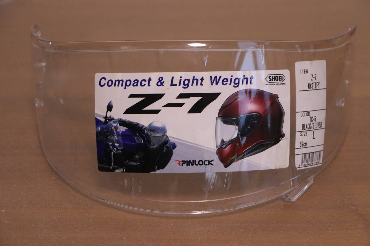 美品！SHOEI 純正 CWR-1 スモークミラーシールド ブルー中古 ＆ クリア 