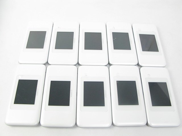 au HWD37 W06 Speed Wi-Fi NEXT ホワイト×シルバー 10台セット【matome248】