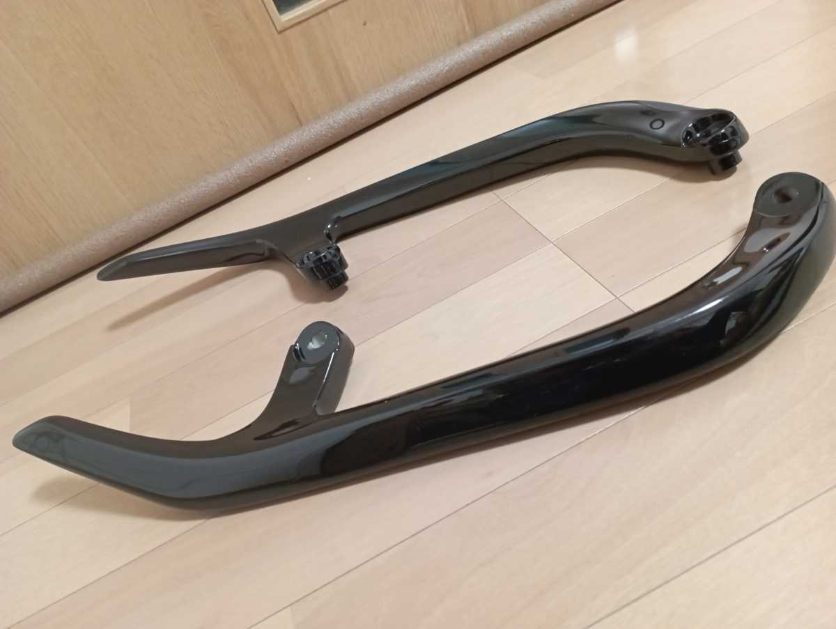 シグナスX2型3型タンデムバーブラック艶有りSE44j1ypグラブバーリアスポイラー