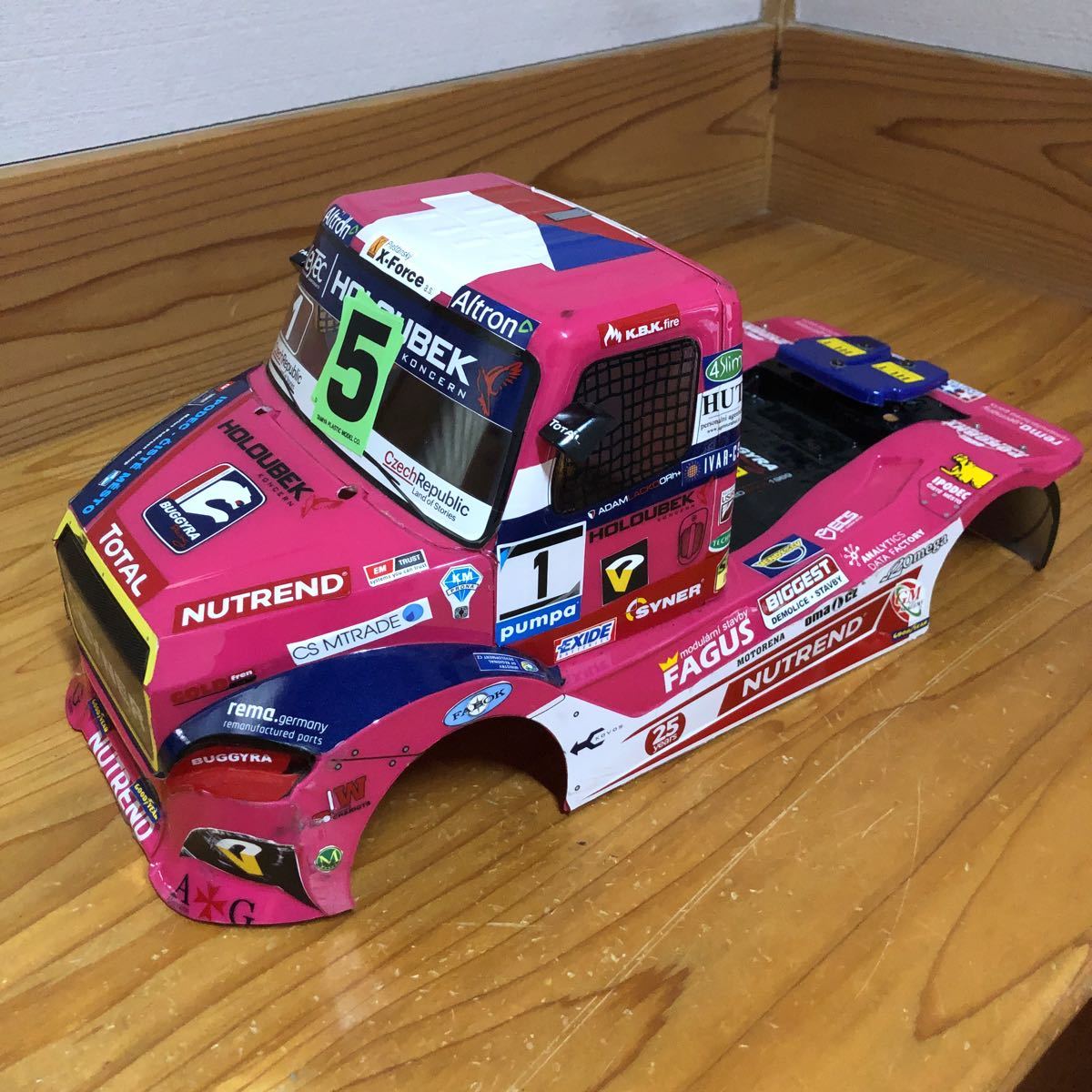 TAMIYA タミヤ レーシングトラック 1/14RC BUGGYRA FAT FOX ボディ