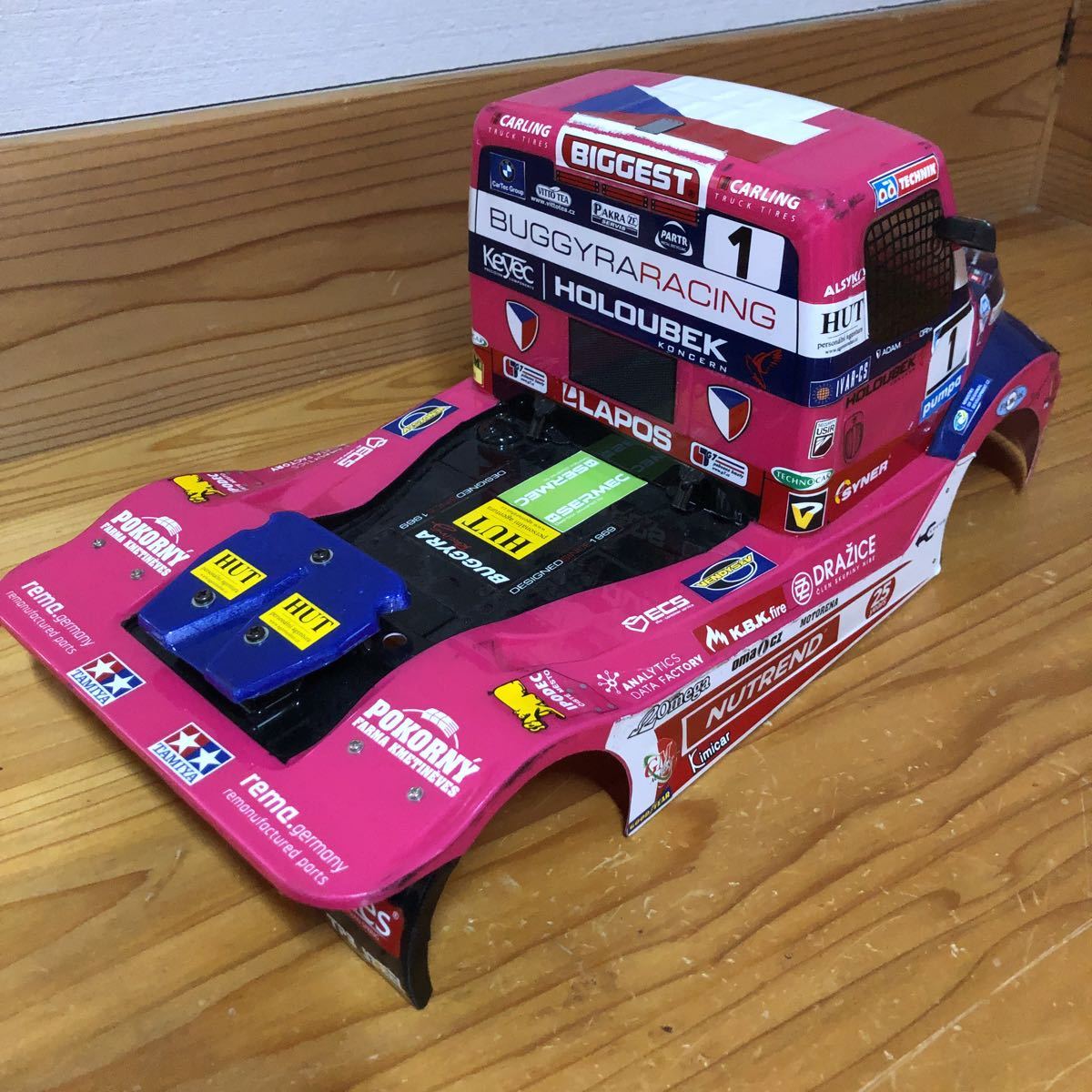 TAMIYA タミヤ レーシングトラック 1/14RC BUGGYRA FAT FOX ボディ
