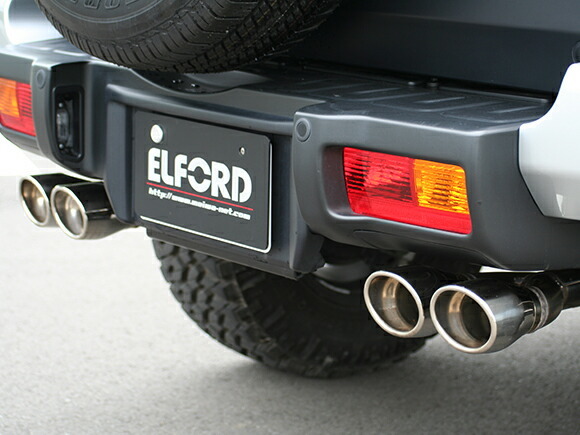 ELFORD エルフォード スプリット4本出しマフラー FJクルーザー 2011/11~ 1GR-FE(4.0L) 日本国内仕様車 ノーマルバンパー用
