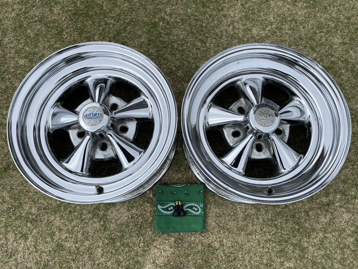 ★送料全国無料 CRAGAR クレーガー 15×7J アメ車 サプリウム シボレー エルカミーノ インパラ アストロ シェビーバン ムーンアイズ レカラ クレーガー 15インチ ホイール タイヤ、ホイール 15インチ」(タイヤ、ホイール クレーガー」(15インチ)(ホイール)の