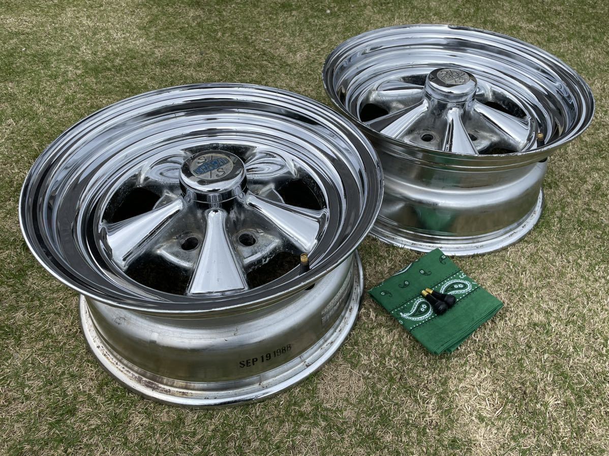★送料全国無料 CRAGAR クレーガー 15×7J アメ車 サプリウム シボレー エルカミーノ インパラ アストロ シェビーバン ムーンアイズ レカラ クレーガー 15インチ ホイール タイヤ、ホイール 15インチ」(タイヤ、ホイール クレーガー」(15インチ)(ホイール)の
