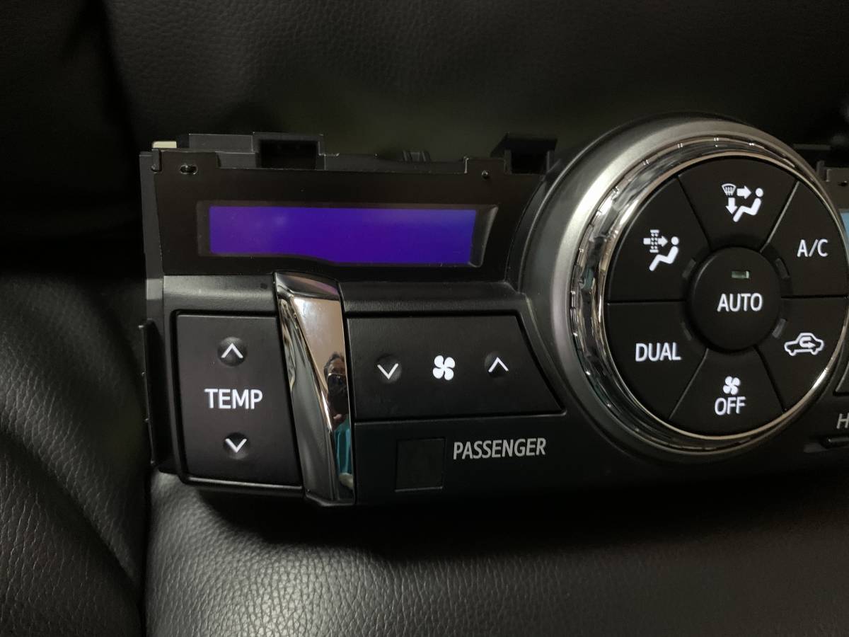マークX（GRX130系）LED打替えエアコンスイッチパネル（ホワイト 