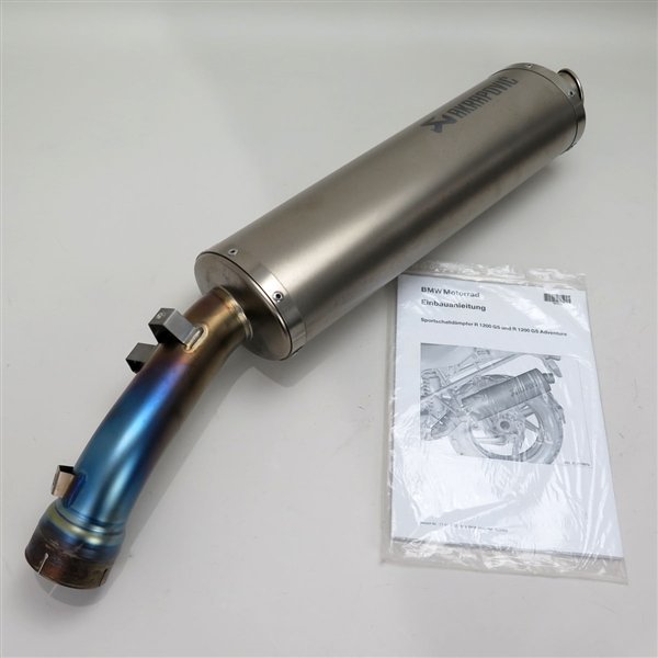 ◎BMW/R1200GS/ADV 純正OP アクラポビッチ スリップオンマフラー(B0406A14)空冷/10-12年
