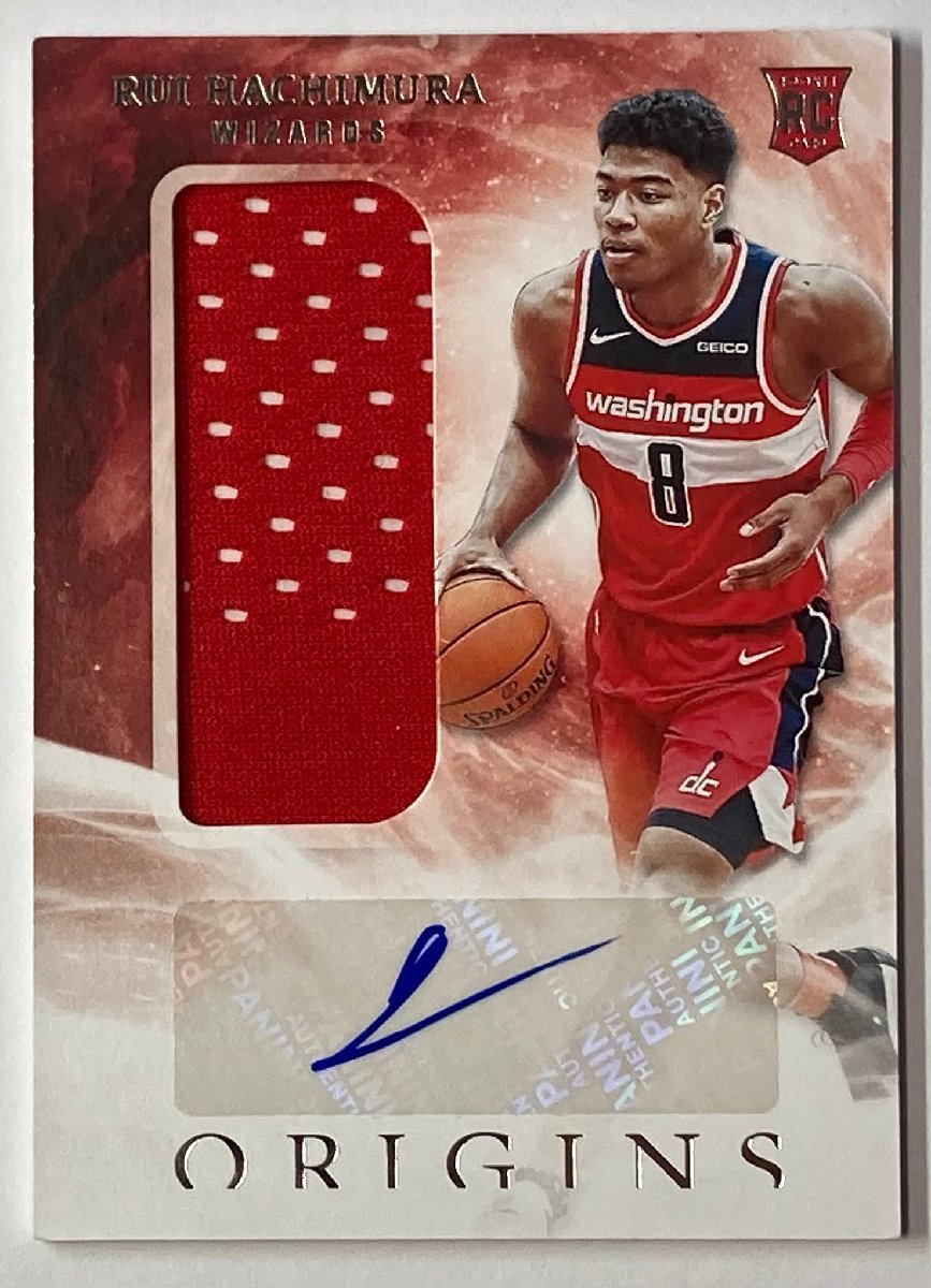 八村塁直筆ルーキーサイン実使用ジャージー 2019-20 Panini Origins