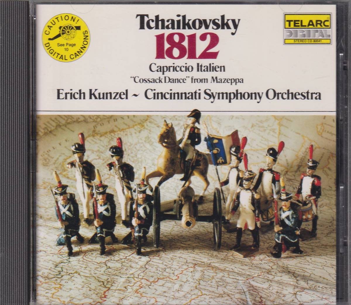 【TELARC/松下電器】カンゼル/チャイコフスキー/1812年，イタリア奇想曲，他