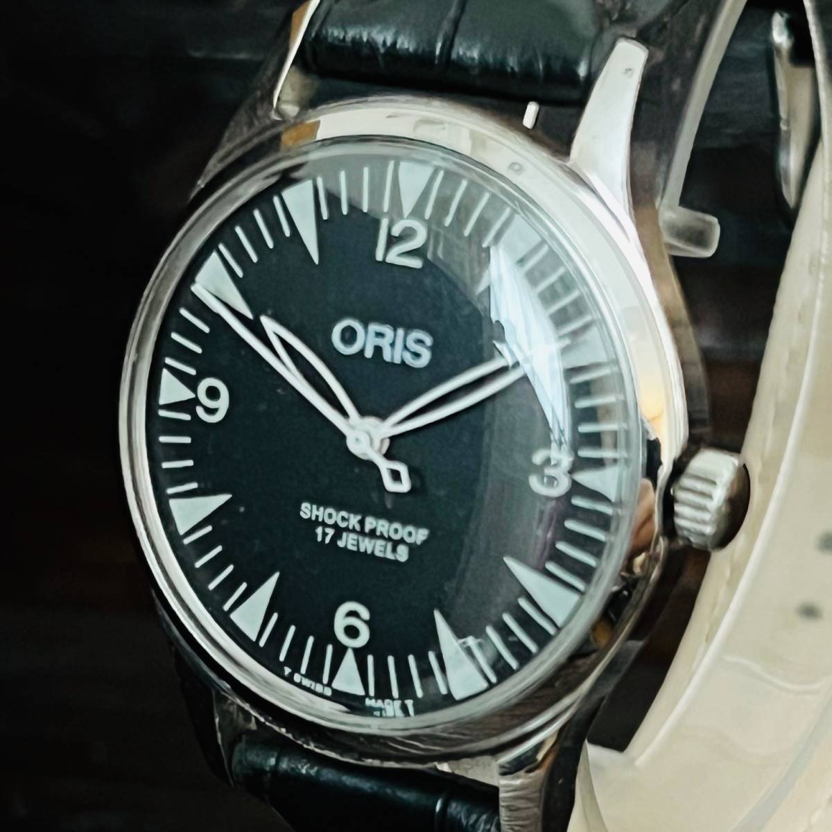 オリス | ORIS 手巻き 稼動品 希少 ANTI-SHOCK 70年代 腕時計 オリスの歴史