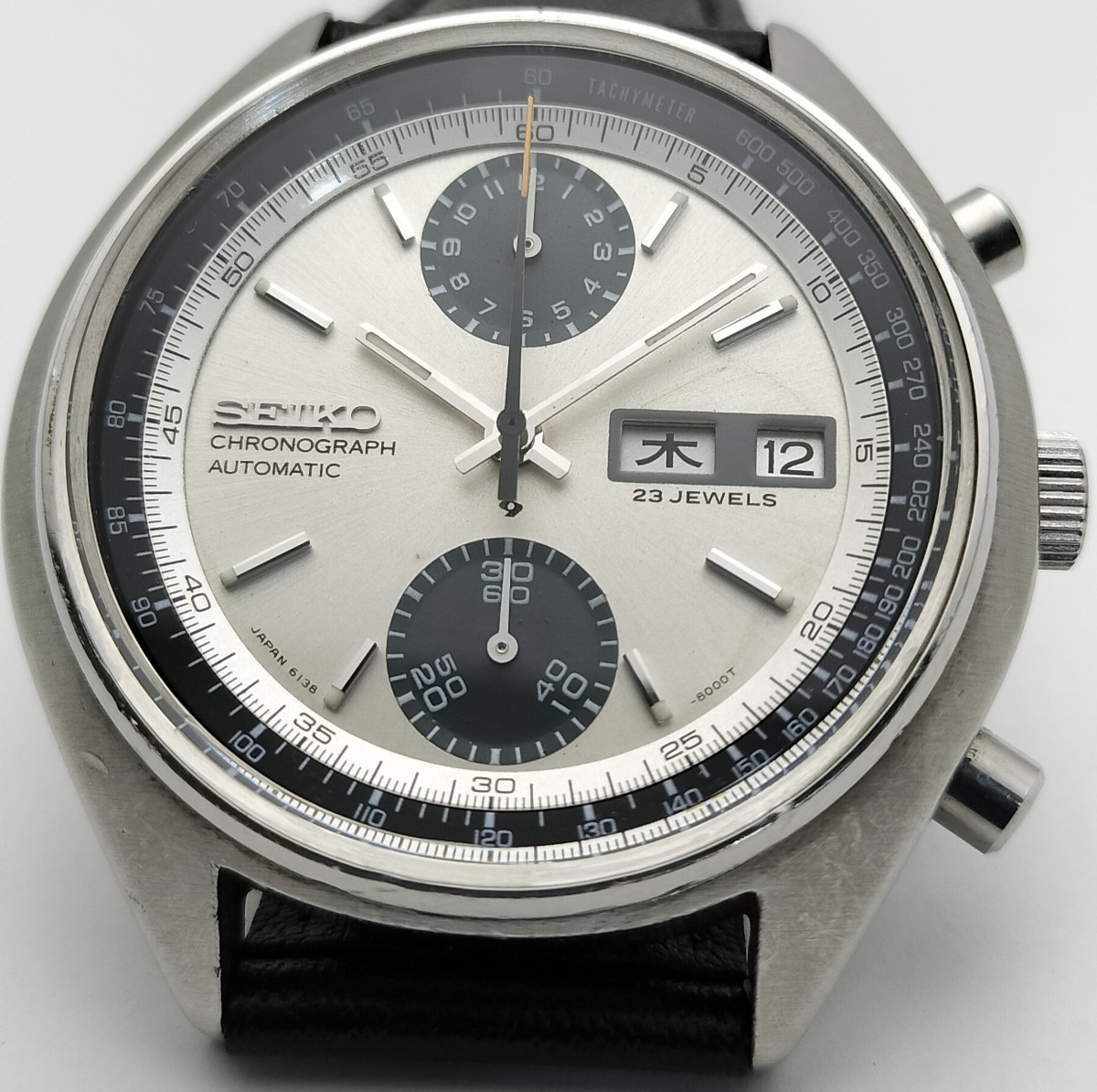 セイコー クロノグラフ 6138-8000 パンダモデル メンテナンス済 1971年 
