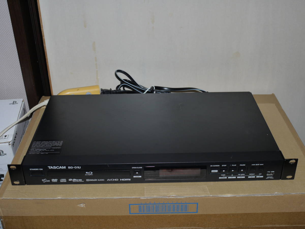 中古品 TASCAM タスカム ブルーレイプレーヤー BD-01U TASCAM 【公式通販】