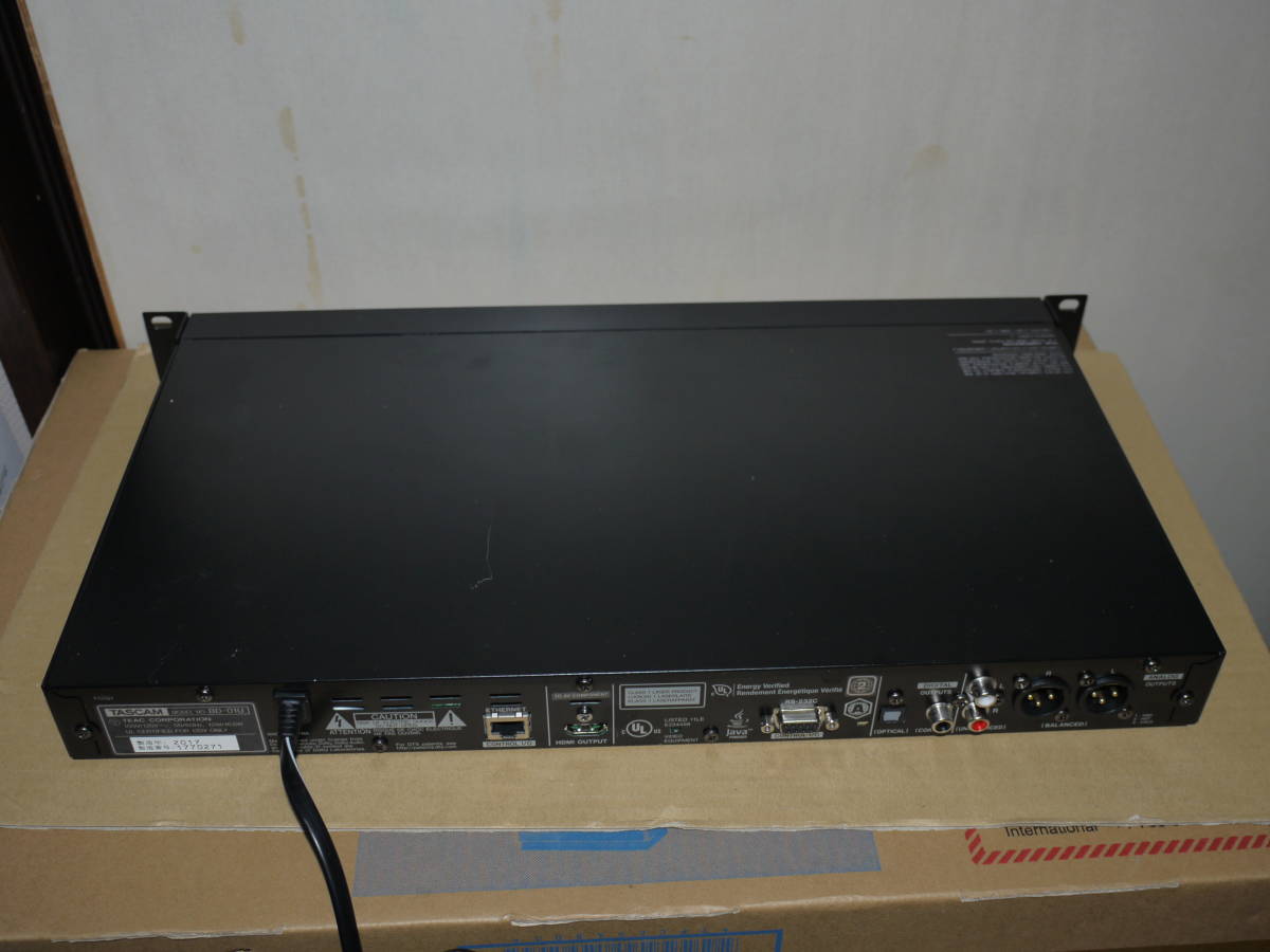 中古品 TASCAM タスカム ブルーレイプレーヤー BD-01U TASCAM 【公式通販】