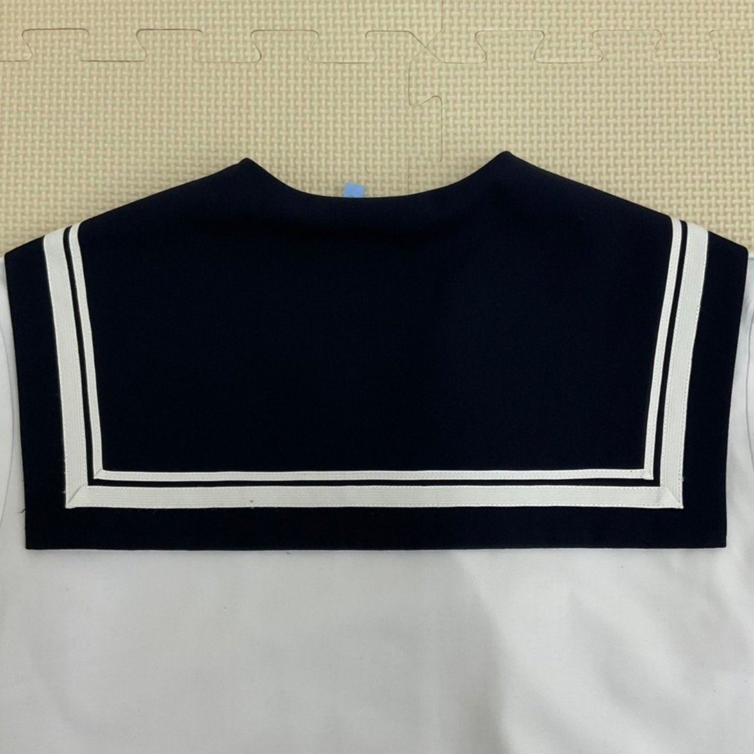US601-1(中古)高知県 私立 土佐女子中学・高校 セーラー服 3点セット