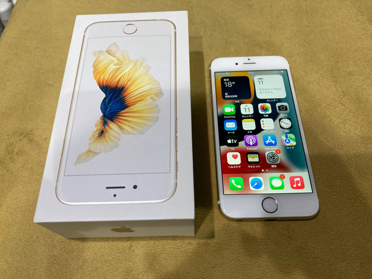 【安い，送料無料】 iPhone 6S Gold 64GB A1688 MKQQ2J/A 355769071232723 判定 docomo(iPhone)｜売買されたオークション情報、yahooの商品情報をアーカイブ公開 - オークファン iPhone