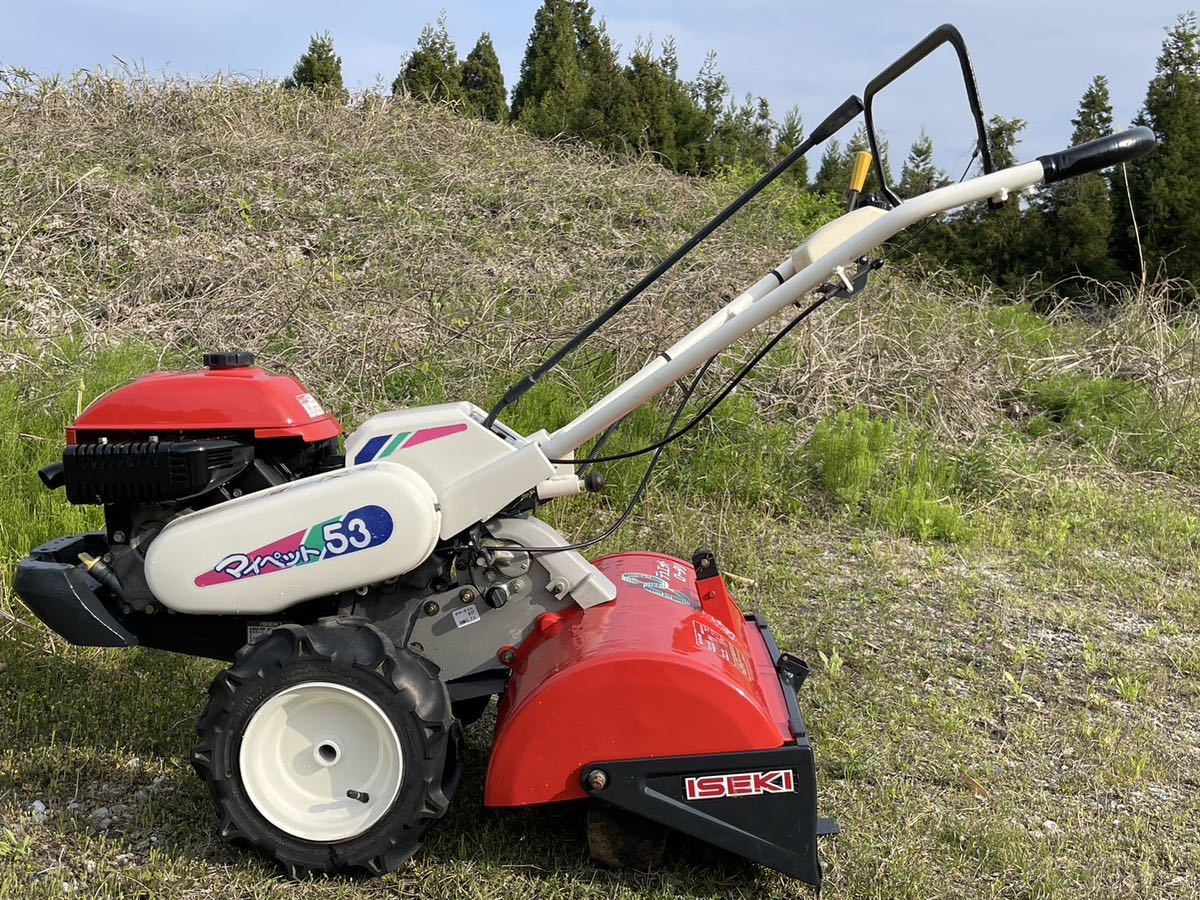 イセキ マイペット53 Yahoo!オークション - 耕運機 KCR53-S 管理機 