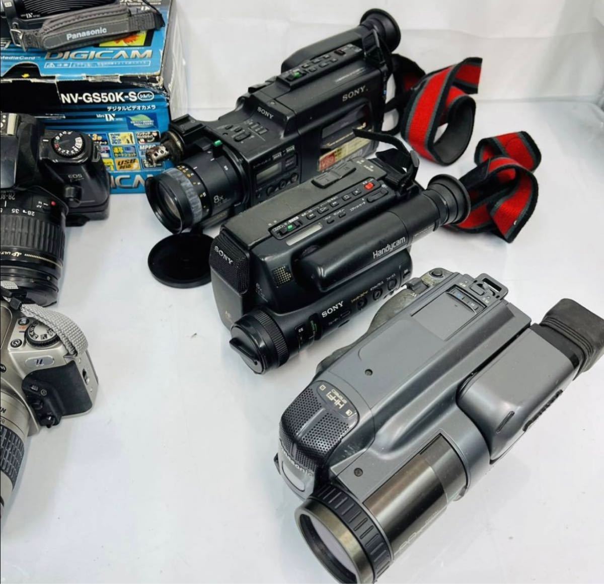 3SC 77 1円〜 カメラ まとめ Canon OLYMPUS PENTAX 他 ビデオカメラ