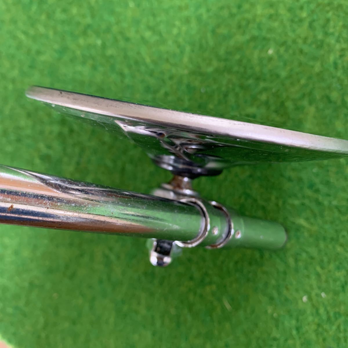 当時物 カワサキ 希少 純正 手裏剣 風車 ショート ミラー Z1 Z2 Z750RS