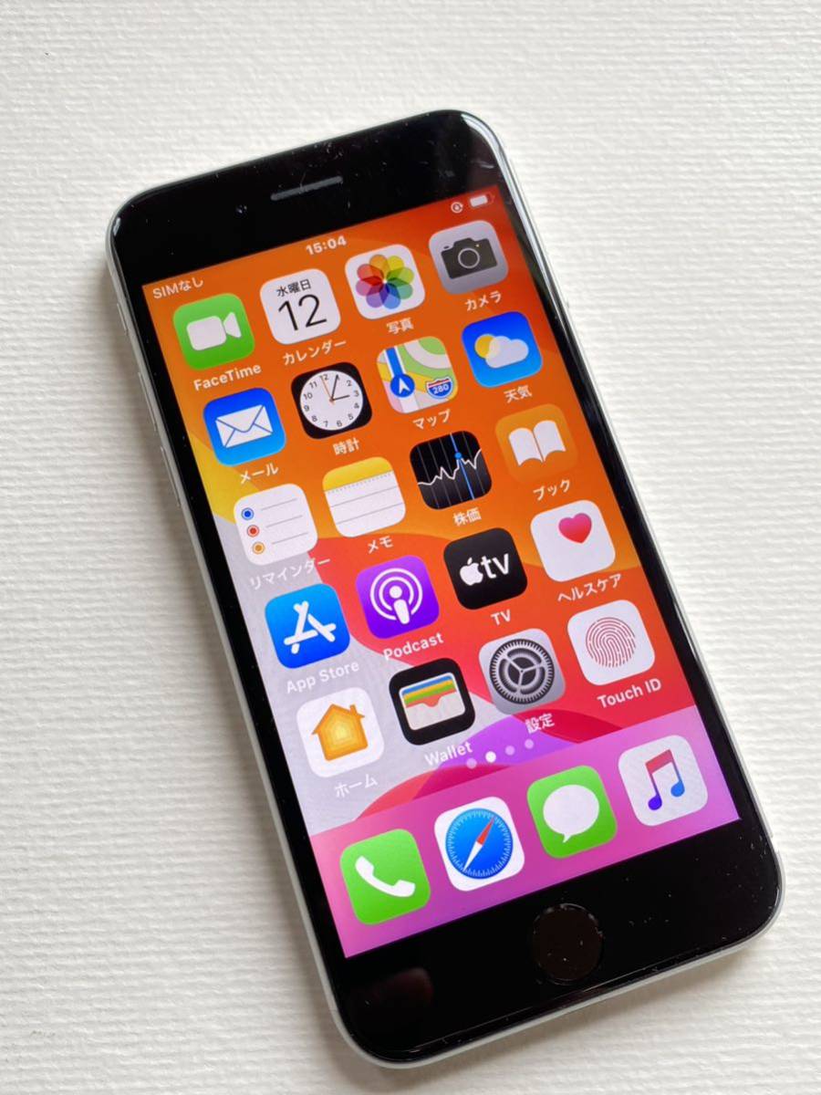 iPhoneSE2 64GB デモ機 ホワイト中古 本体 SoftBank 送料無料 白ロム