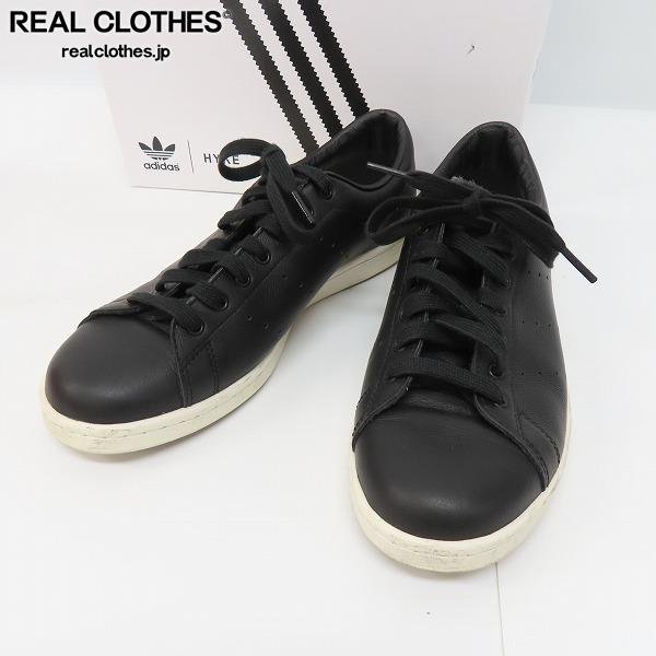 HYKE×adidas/ハイク×アディダス HAILLET/ハイレット レザースニーカー ブラック S82622/27 /080
